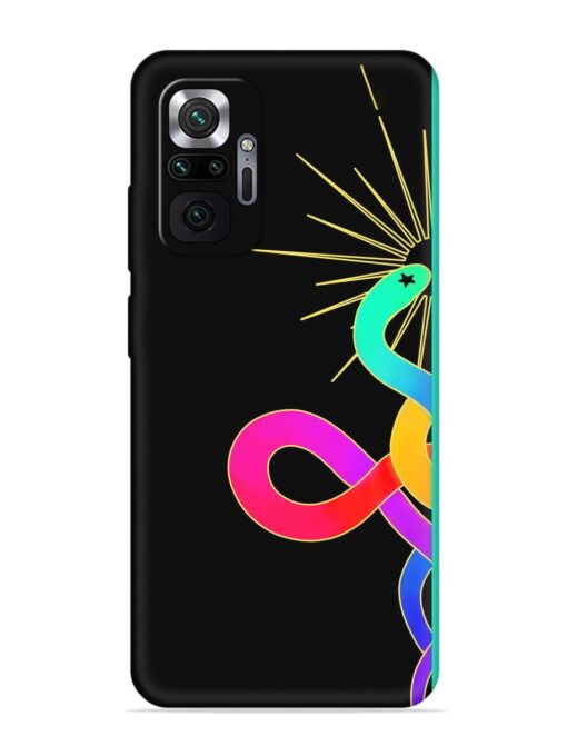 Art Geometric Abstraction Embossed Soft Silicone Case for Xiaomi Redmi Note 10 Pro Max Zapvi