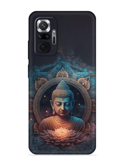 Gautam Buddha Embossed Soft Silicone Case for Xiaomi Redmi Note 10 Pro Max Zapvi