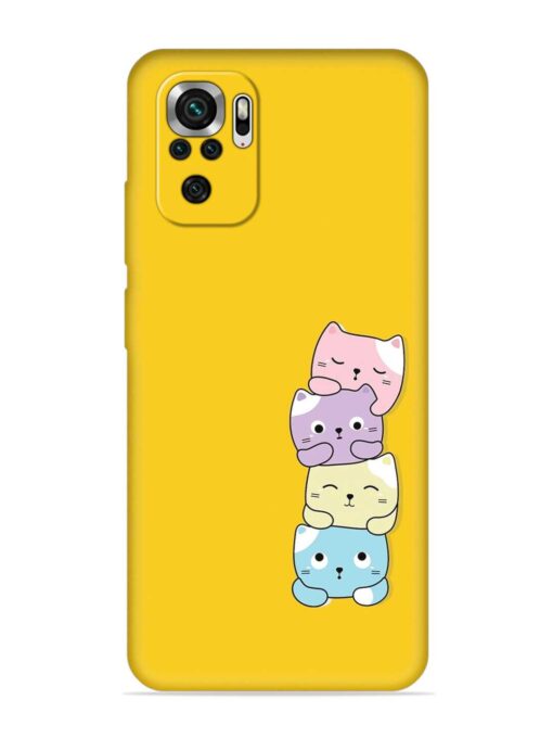 Cartoon Anime Embossed Soft Silicone Case for Xiaomi Redmi Note 10S Zapvi