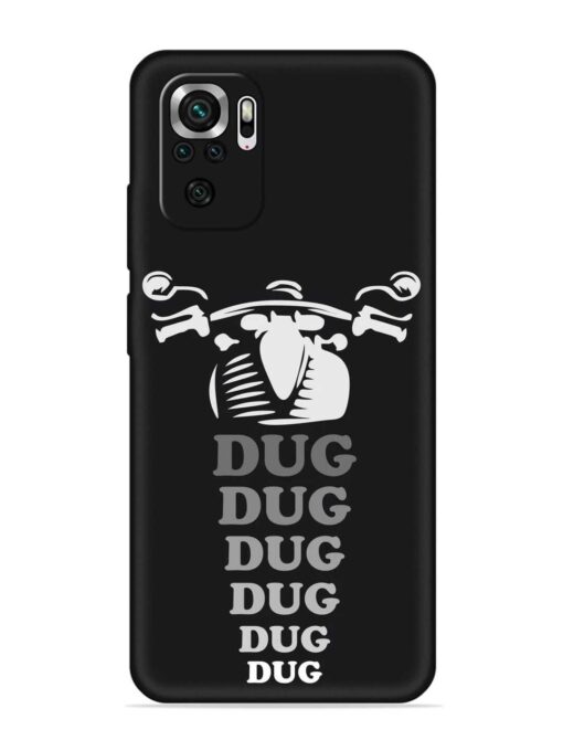 Dug Dug Dug Embossed Soft Silicone Case for Xiaomi Redmi Note 10S Zapvi