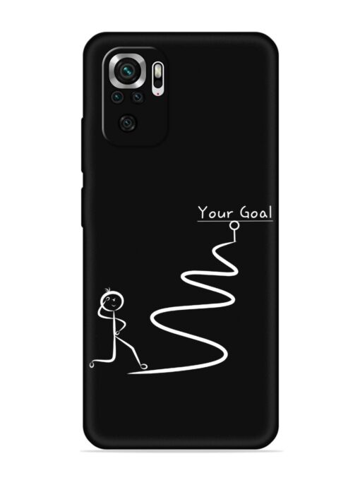 Your Goal Embossed Soft Silicone Case for Xiaomi Redmi Note 10S Zapvi