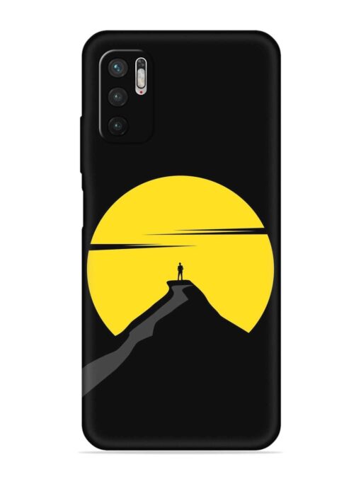 Black Ultra Vector Embossed Soft Silicone Case for Xiaomi Redmi Note 10T (5G) Zapvi