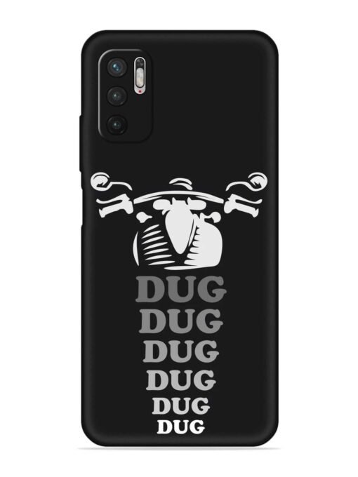 Dug Dug Dug Embossed Soft Silicone Case for Xiaomi Redmi Note 10T (5G) Zapvi