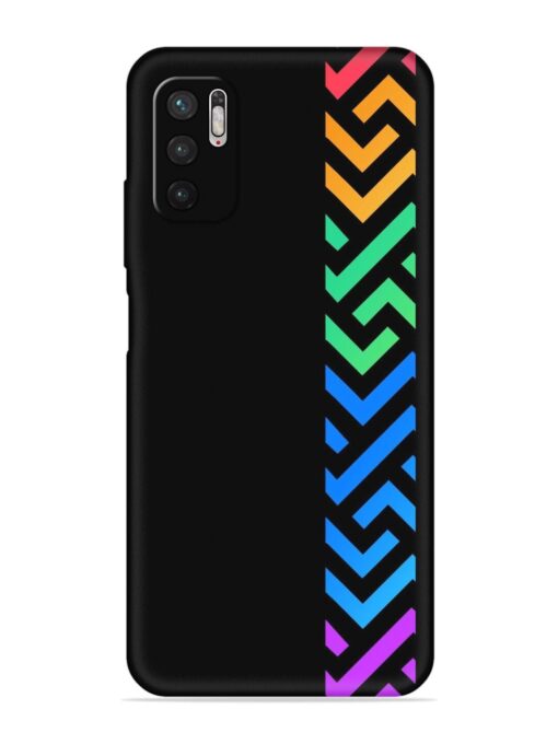 Colorshape Stripes Embossed Soft Silicone Case for Xiaomi Redmi Note 10T (5G) Zapvi