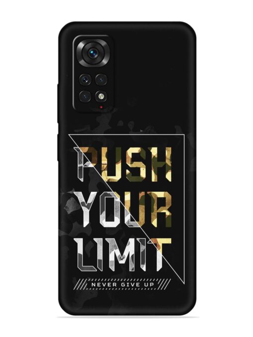 Push Your Limits Embossed Soft Silicone Case for Xiaomi Redmi Note 11 Zapvi