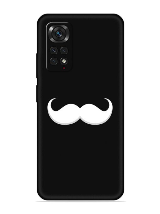 Mustache Vector Embossed Soft Silicone Case for Xiaomi Redmi Note 11 Zapvi