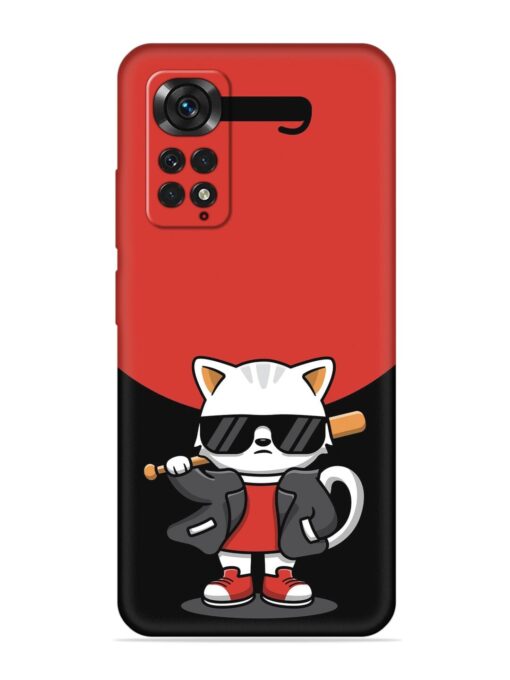 Cool Little Bear Cartoon Embossed Soft Silicone Case for Xiaomi Redmi Note 11 Zapvi