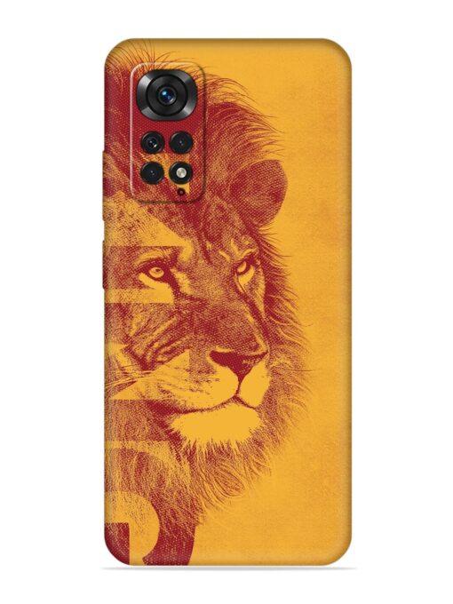 Gold Lion Crown Art Embossed Soft Silicone Case for Xiaomi Redmi Note 11 Zapvi