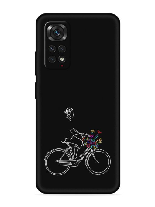 Minimalist Cycle Art Embossed Soft Silicone Case for Xiaomi Redmi Note 11 Zapvi