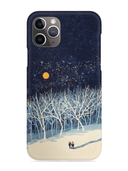 Full Moon Snowshoe Tour Snap Case for Apple Iphone 11 Pro Zapvi