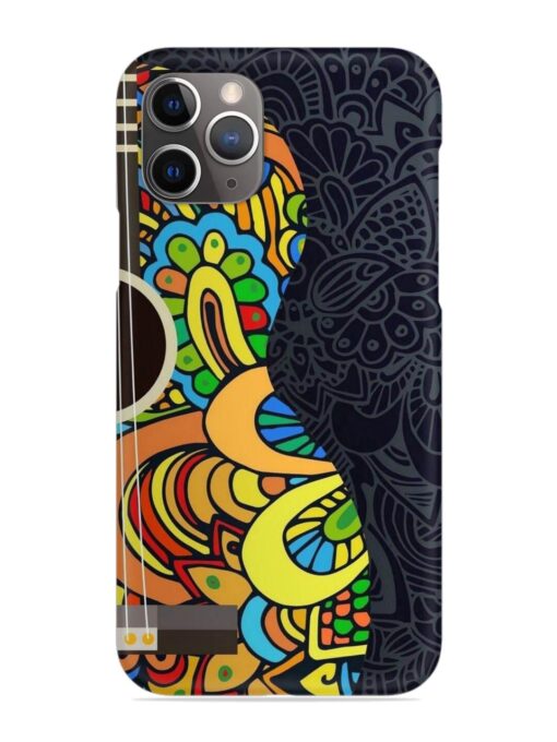 Guitar Vector Art Snap Case for Apple Iphone 11 Pro Zapvi