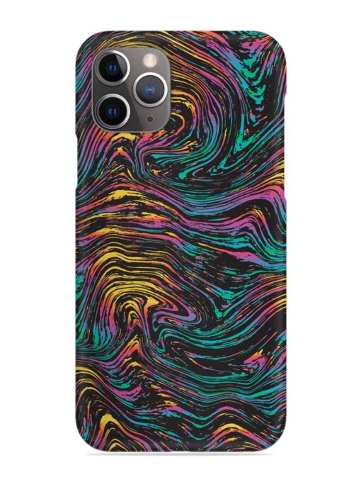 Abstract Liquid Colors Snap Case for Apple Iphone 11 Pro Zapvi