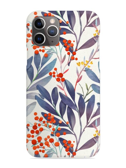 Seamless Floral Pattern Snap Case for Apple Iphone 11 Pro Zapvi