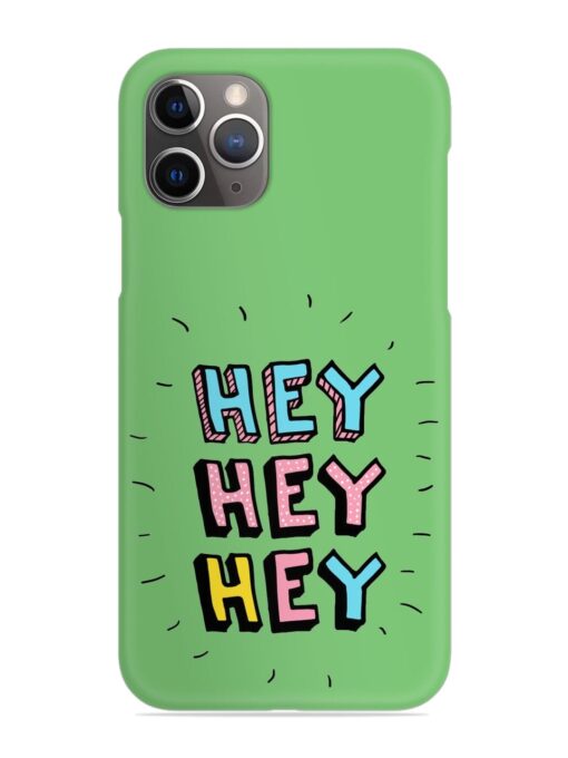 Hey Vector Cartoon Snap Case for Apple Iphone 11 Pro Zapvi