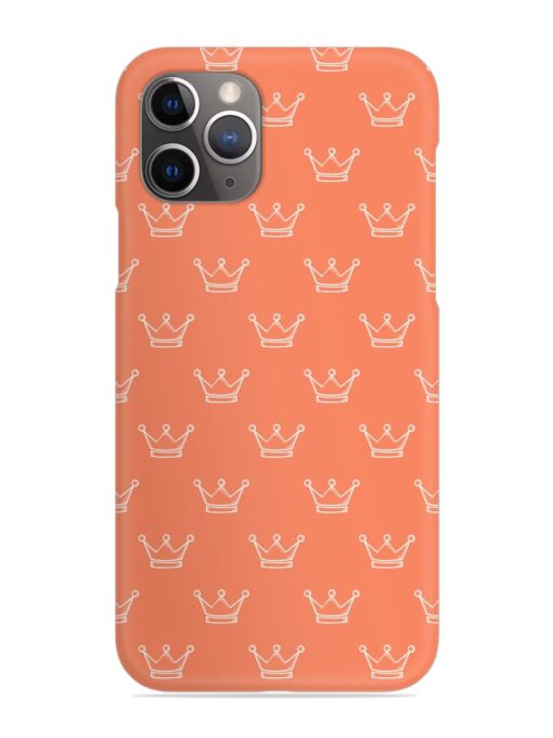 Hand Drawn Crown Snap Case for Apple Iphone 11 Pro Zapvi