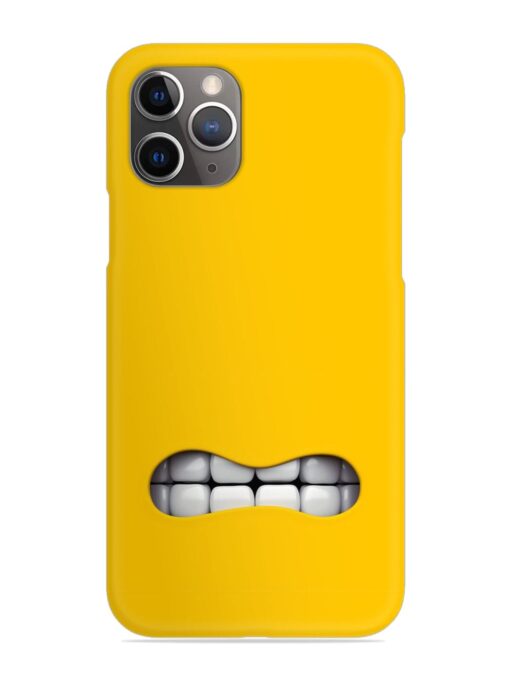 Mouth Character On Snap Case for Apple Iphone 11 Pro Zapvi