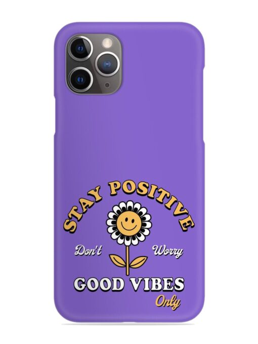 Retro Positive Flower Snap Case for Apple Iphone 11 Pro Zapvi