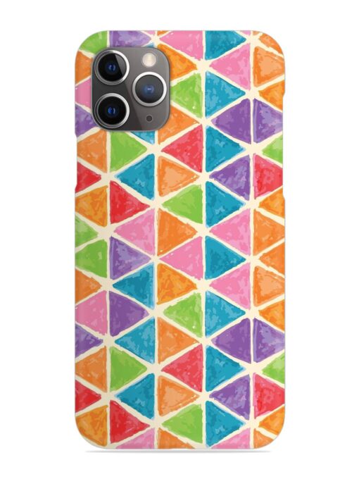 Seamless Colorful Isometric Snap Case for Apple Iphone 11 Pro Zapvi