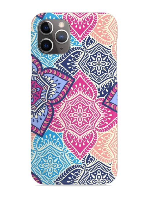 Ethnic Floral Seamless Snap Case for Apple Iphone 11 Pro Zapvi