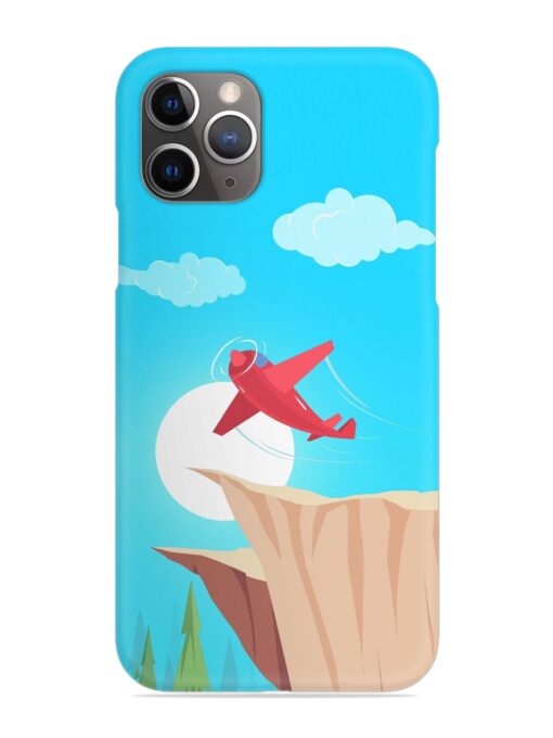 Small Planes In Flight Snap Case for Apple Iphone 11 Pro Zapvi