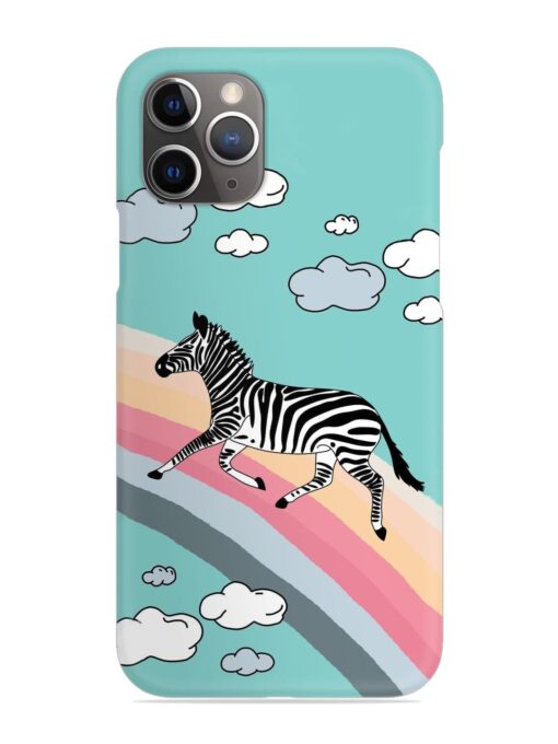 Running Zebra Snap Case for Apple Iphone 11 Pro Zapvi