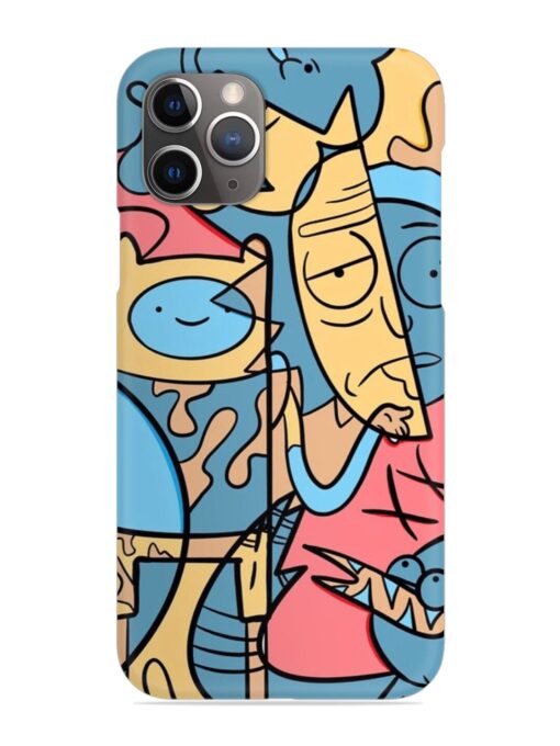 Silly Face Doodle Snap Case for Apple Iphone 11 Pro Zapvi