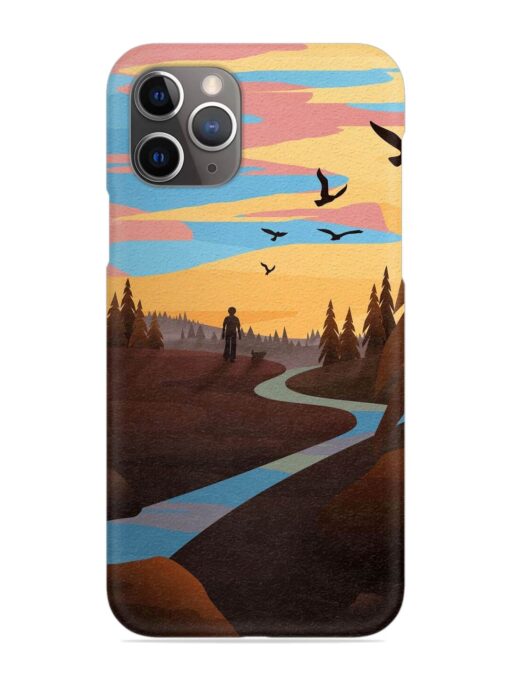 Natural Landscape Art Snap Case for Apple Iphone 11 Pro Zapvi