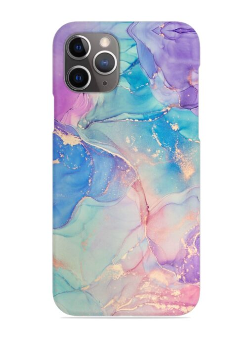 Alcohol Ink Colors Snap Case for Apple Iphone 11 Pro Max Zapvi