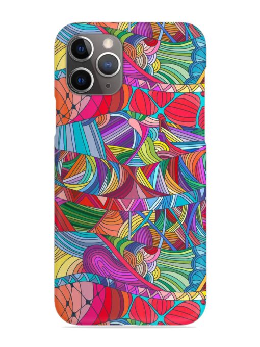 Seamless Patterns Hand Drawn Snap Case for Apple Iphone 11 Pro Max Zapvi