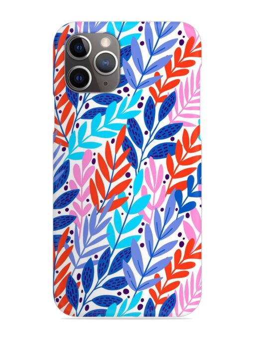 Bright Floral Tropical Snap Case for Apple Iphone 11 Pro Max Zapvi