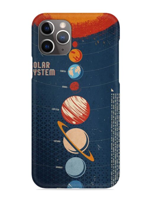 Solar System Vector Snap Case for Apple Iphone 11 Pro Max Zapvi