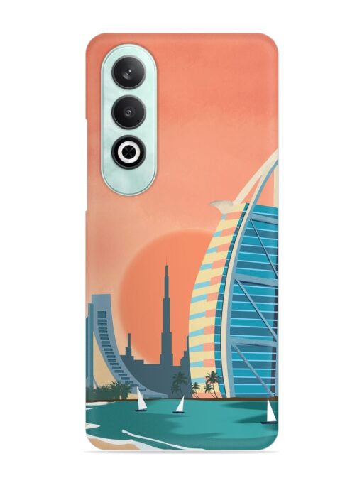 Dubai Architectural Scenery Snap Case for Oneplus Nord Ce 4 (5G) Zapvi