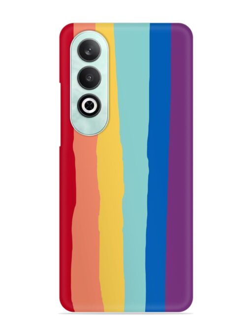 Rainbow Genuine Liquid Snap Case for Oneplus Nord Ce 4 (5G) Zapvi