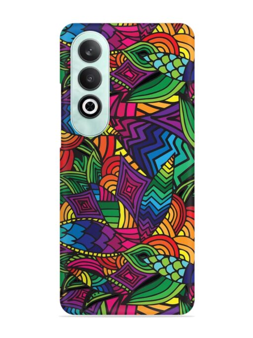 Abstract Multicolor Seamless Snap Case for Oneplus Nord Ce 4 (5G) Zapvi