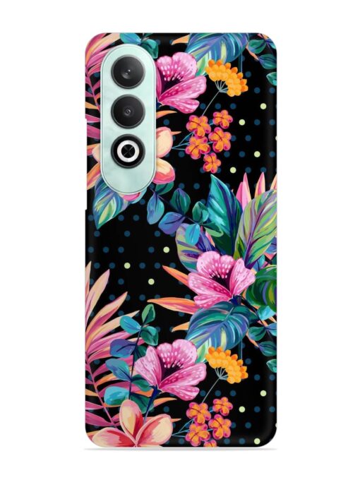 Seamless Floral Pattern Snap Case for Oneplus Nord Ce 4 (5G) Zapvi