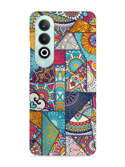 Patchwork Pattern Vintage Snap Case for Oneplus Nord Ce 4 (5G) Zapvi