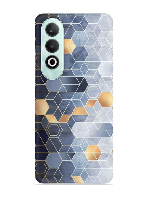 Geometric Abstraction Hexagons Snap Case for Oneplus Nord Ce 4 (5G) Zapvi