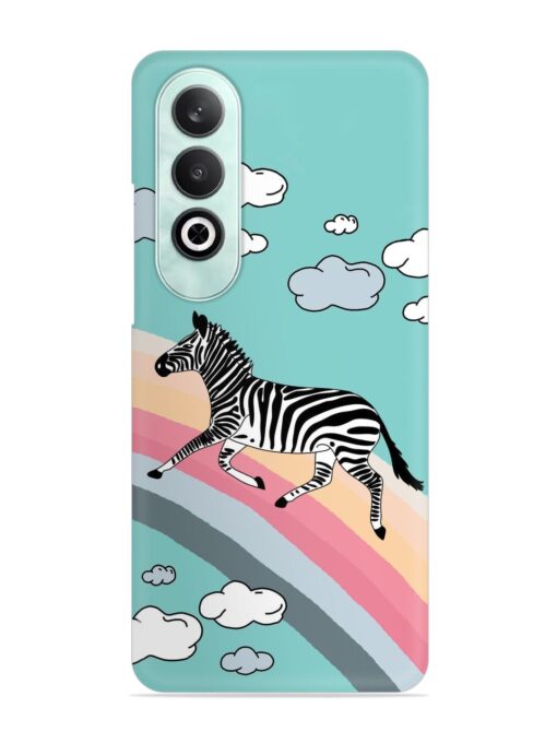 Running Zebra Snap Case for Oneplus Nord Ce 4 (5G) Zapvi