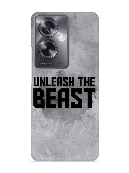 Unleash The Beast Snap Case for Oppo A79 (5G) Zapvi