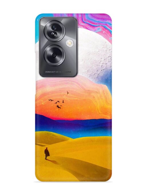 Sandy Desert Snap Case for Oppo A79 (5G) Zapvi