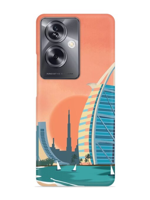 Dubai Architectural Scenery Snap Case for Oppo A79 (5G) Zapvi