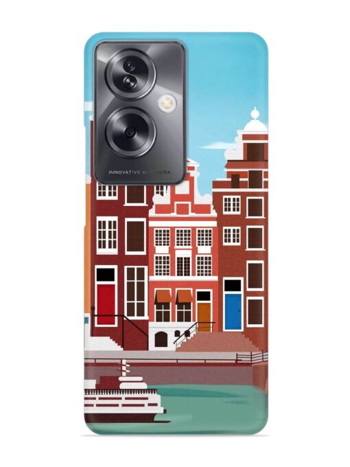 Scenery Architecture Amsterdam Landscape Snap Case for Oppo A79 (5G) Zapvi