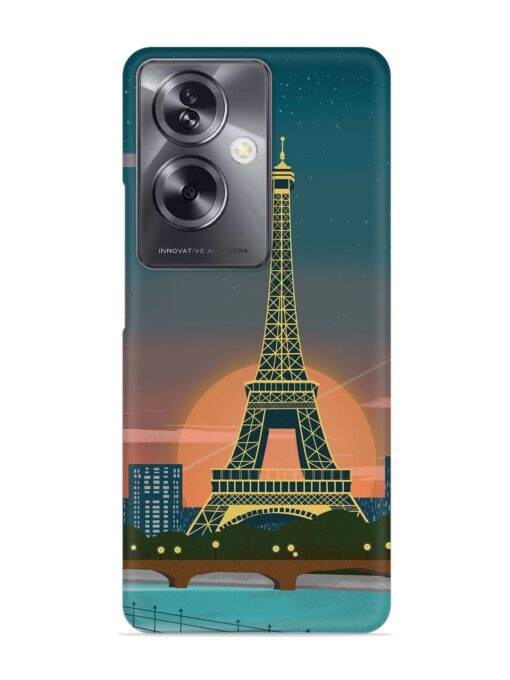 Scenery Architecture France Paris Snap Case for Oppo A79 (5G) Zapvi