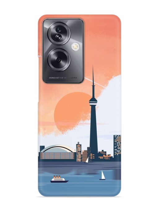 Toronto Canada Snap Case for Oppo A79 (5G) Zapvi