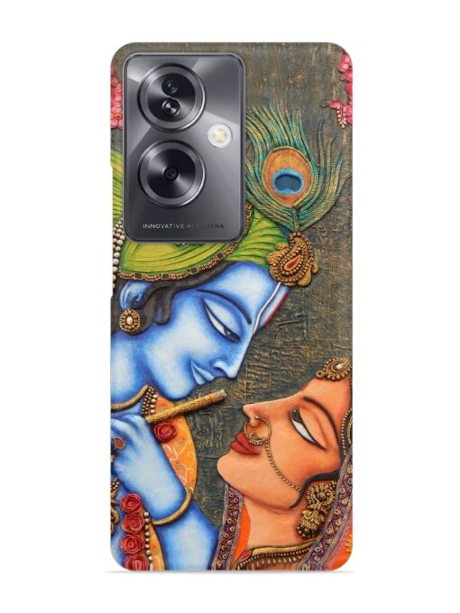 Lord Radha Krishna Flute Art Snap Case for Oppo A79 (5G) Zapvi