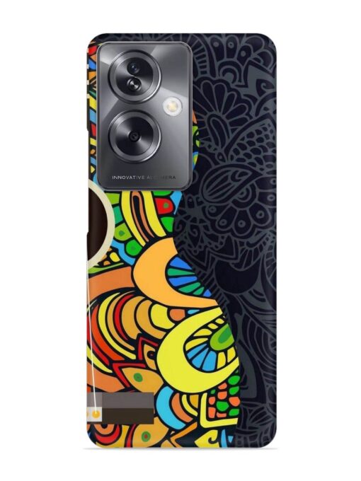 Guitar Vector Art Snap Case for Oppo A79 (5G) Zapvi