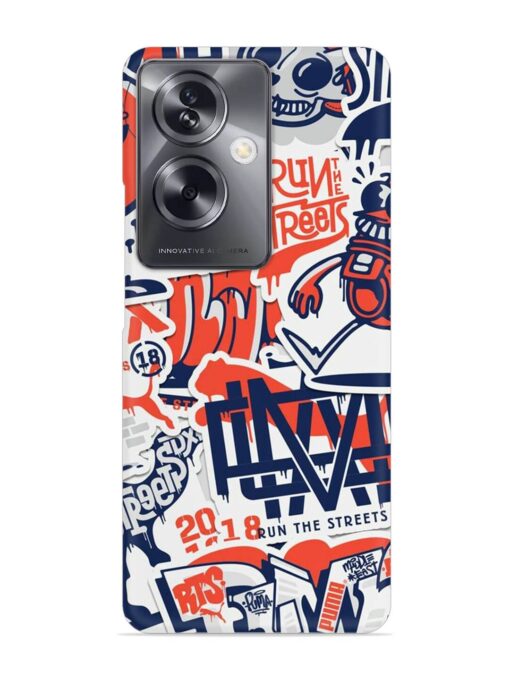 Run The Street Snap Case for Oppo A79 (5G) Zapvi