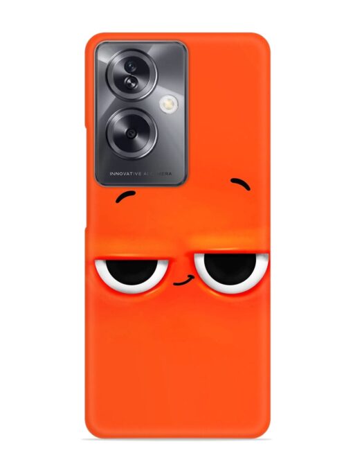 Smiley Face Snap Case for Oppo A79 (5G) Zapvi