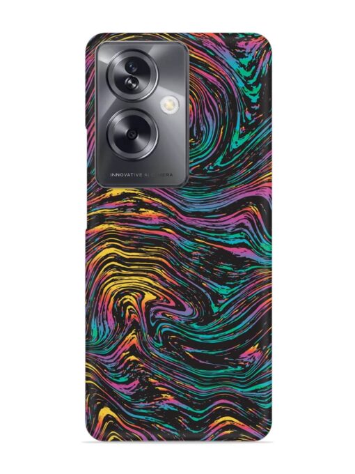 Abstract Liquid Colors Snap Case for Oppo A79 (5G) Zapvi