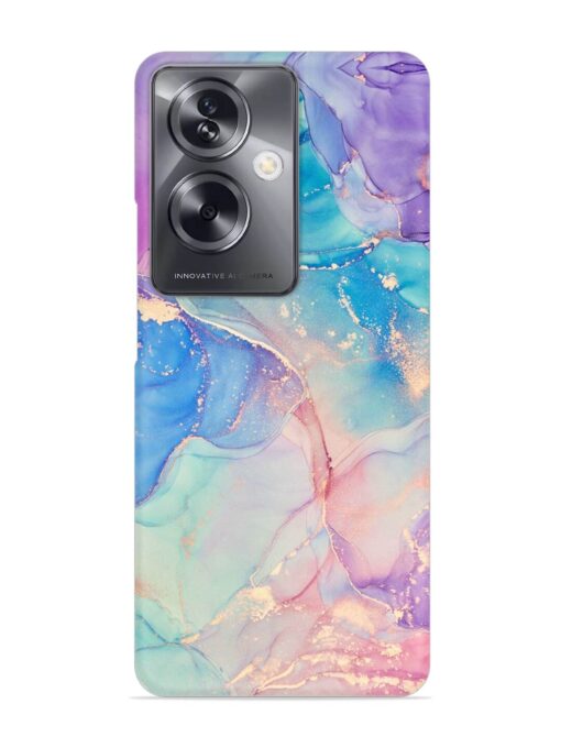 Alcohol Ink Colors Snap Case for Oppo A79 (5G) Zapvi